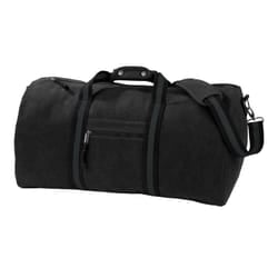 Quadra Vintage Canvas Holdall Duffle Bag - 45 Litres (Pack of 2) - One Size, Vintage Black