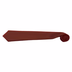 Premier Tie - Men Plain Work Tie (Pack of 2) - One Size, Burgundy