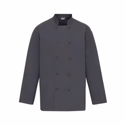 Premier Unisex Chefs Jacket - M, Steel
