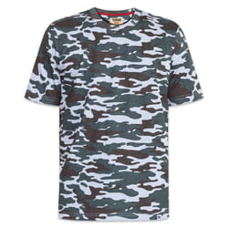 Duke Mens Gaston Kingsize Camouflage Print T-Shirt - 4XL, Storm