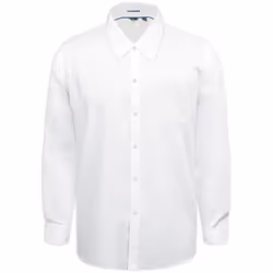 Duke Mens Aiden Kingsize Long Sleeve Classic Regular Shirt - 4XL, White