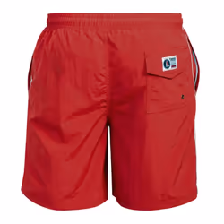 Duke Mens Yarrow D555 Full Length Swim Shorts - L, Burgundy