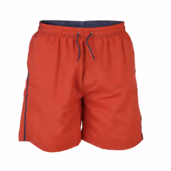 Duke Mens Yarrow D555 Full Length Swim Shorts - S, Red