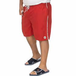 Duke Mens Yarrow D555 Full Length Swim Shorts - S, Red