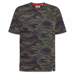 Duke Mens Gaston D555 Camouflage Print T-Shirt - M, Jungle