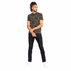 Duke Mens Gaston D555 Camouflage Print T-Shirt - M, Jungle