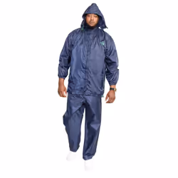 Duke Mens Elba Kingsize D555 Packaway Rain Over Trousers - 2XL, Navy
