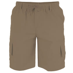 Duke Mens Nick D555 Elasticated Waist Cargo Shorts - M, Sand
