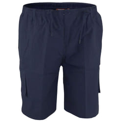 Duke Mens Nick D555 Elasticated Waist Cargo Shorts - L, Navy