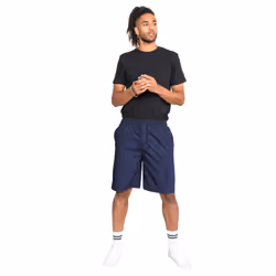 Duke Mens Nick D555 Elasticated Waist Cargo Shorts - L, Navy