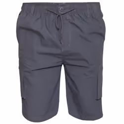 Duke Mens Nick D555 Elasticated Waist Cargo Shorts - M, Grey