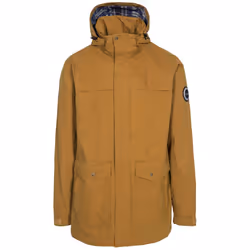 Trespass Mens Rowland Waterproof Jacket - XXS, Golden Brown