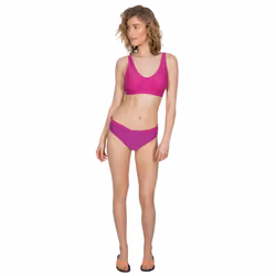 Trespass Womens/Ladies Natalia Bikini Top - S, Purple Orchid Spot