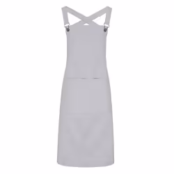 Premier Cross Back Barista Bib Apron - One Size, Silver