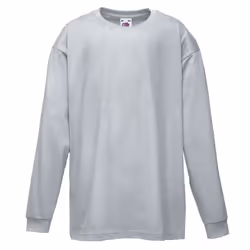 Fruit Of The Loom Childrens/Kids Long Sleeve T-Shirt (Pack of 2) - 14-15, Heather Grey
