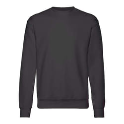 Fruit Of The Loom Kids Unisex Premium 70/30 Sweatshirt (Pack of 2) - 3-4 Years, Black