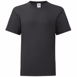 Fruit Of The Loom Boys Iconic T-Shirt - 12-13 Years, Black