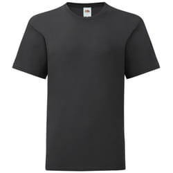 Fruit Of The Loom Boys Iconic T-Shirt - 12-13 Years, Black