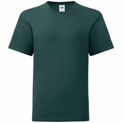 Fruit Of The Loom Boys Iconic T-Shirt - 12-13 Years, Forest Green