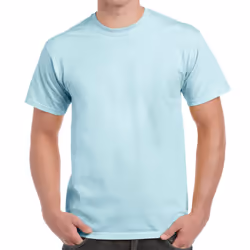 Gildan Mens Hammer Heavyweight T-Shirt - L, Chambray