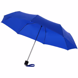 Bullet 21.5in Ida 3-Section Umbrella (Pack Of 2) - 24 x 97 cm, Royal Blue