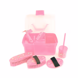 Lincoln Star Pattern Grooming Kit - One Size, Pink