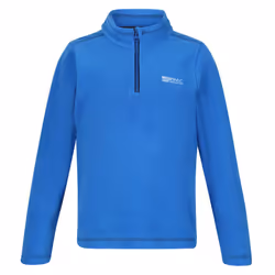 Regatta Great Outdoors Childrens/Kids Hot Shot II Half Zip Fleece Top - 13 Years, Oxford Blue/Navy