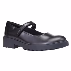 Geox Girls J Casey G. P Touch Fastening Shoe - 3 UK, Black