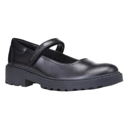 Geox Girls J Casey G. P Touch Fastening Shoe - 3 UK, Black
