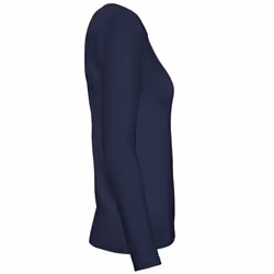B&C Womens/Ladies #E150 Long Sleeve T-Shirt - XS, Navy