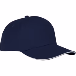 Bullet Unisex Ceto 5 Panel Sandwich Cap - One Size, Navy