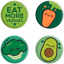 Grindstore Eat More Veggies Badge Pack