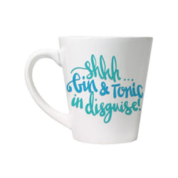 Grindstore Shhh Gin & Tonic In Disguise Latte Mug