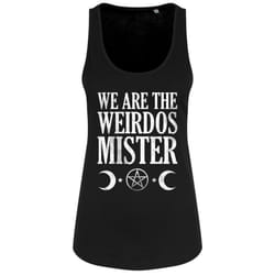 , Black) Grindstore Womens/Ladies We Are The Weirdos Mister Floaty Tank - Medium (UK 10-12