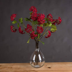 Hill Interiors Artificial Faux Red Autumnal Viburnum Spray