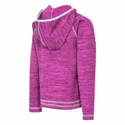Trespass Childrens Girls Goodness Full Zip Hooded Fleece Jacket - 11-12 Years, Purple Orchid Marl