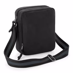 Quadra Vintage Canvas Mini Reporter Bag - One Size, Vintage Black