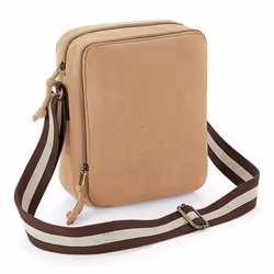Quadra Vintage Canvas Mini Reporter Bag - One Size, Sahara