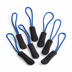 Quadra SLX Zip Puller Pack (Pack Of 10) - One Size, Royal