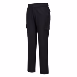 Portwest Mens Stretch Slim Combat Trousers - 42R, Black