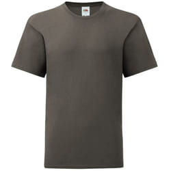 Fruit Of The Loom Boys Iconic T-Shirt - 12-13 Years, Light Graphite Grey