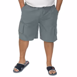 Duke Mens Nick-D555 Shaped Leg Cargo Shorts - 3XL, Grey
