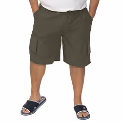 Duke Mens Nick-D555 Shaped Leg Cargo Shorts - 2XL, Khaki