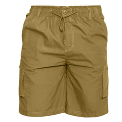 Duke Mens Nick-D555 Shaped Leg Cargo Shorts - 7XL, Sand