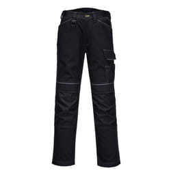 Portwest Mens Urban Work Trousers - 30R, Black