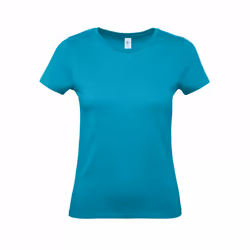 B&C Womens/Ladies #E150 T-Shirt - XS, Real Turquoise