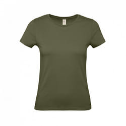 B&C Womens/Ladies #E150 T-Shirt - XS, Urban Khaki