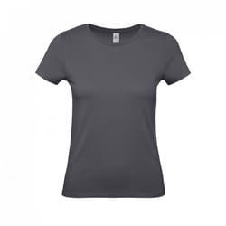B&C Womens/Ladies #E150 T-Shirt - XS, Dark Grey