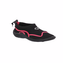 Trespass Adults Unisex Paddle Aqua Swimming Shoe - 12 UK, Black/Raspberry