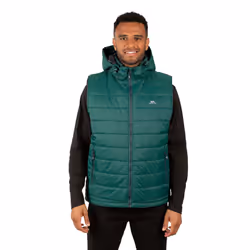 Trespass Mens Franklyn Padded Gilet - S, Forest Green